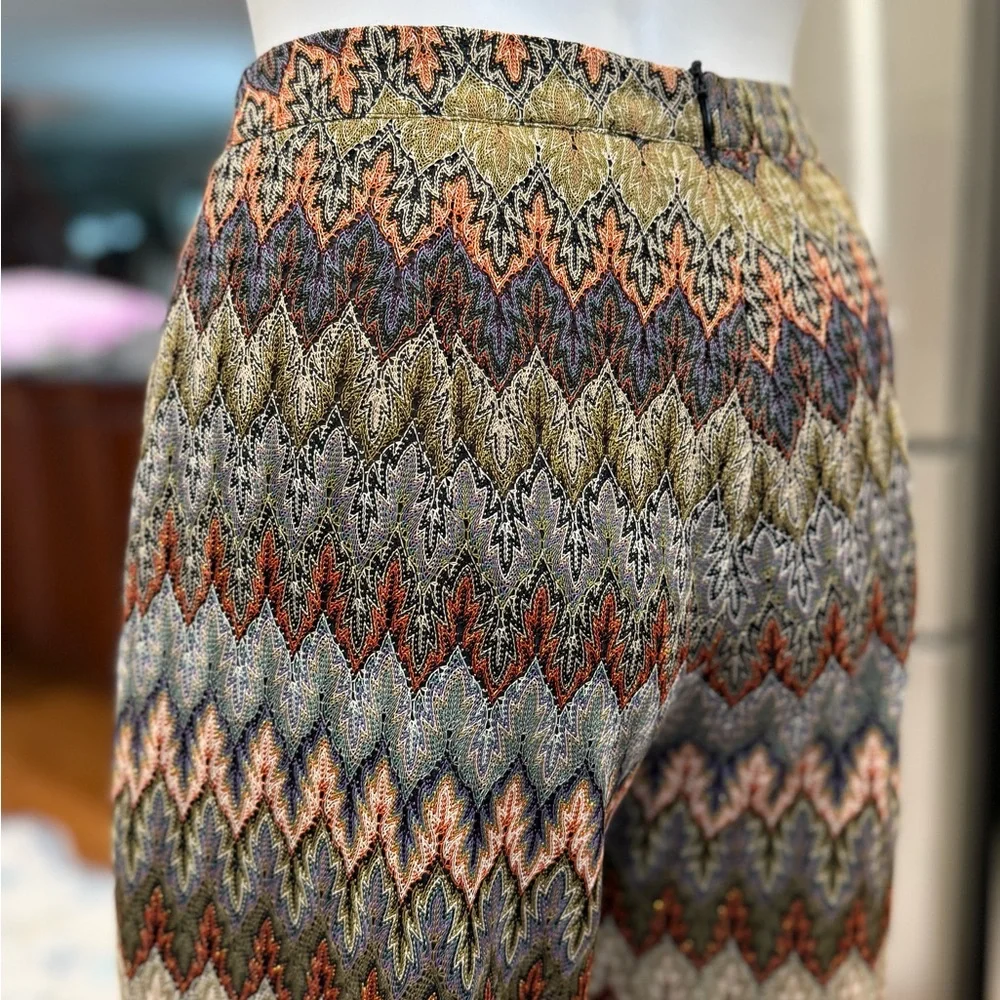 AKIRA Chicago Black Label Vibrant Chevron Knit Pants Small - Picture 3 of 9